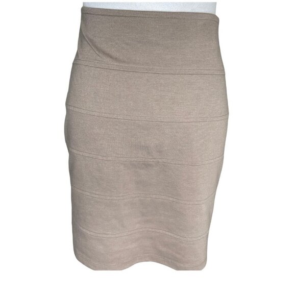 Forever 21 Dresses & Skirts - Forever 21 Women's Tan Tiered Light Academia Tomatogirl Pencil Skirt Plus Sz 2X